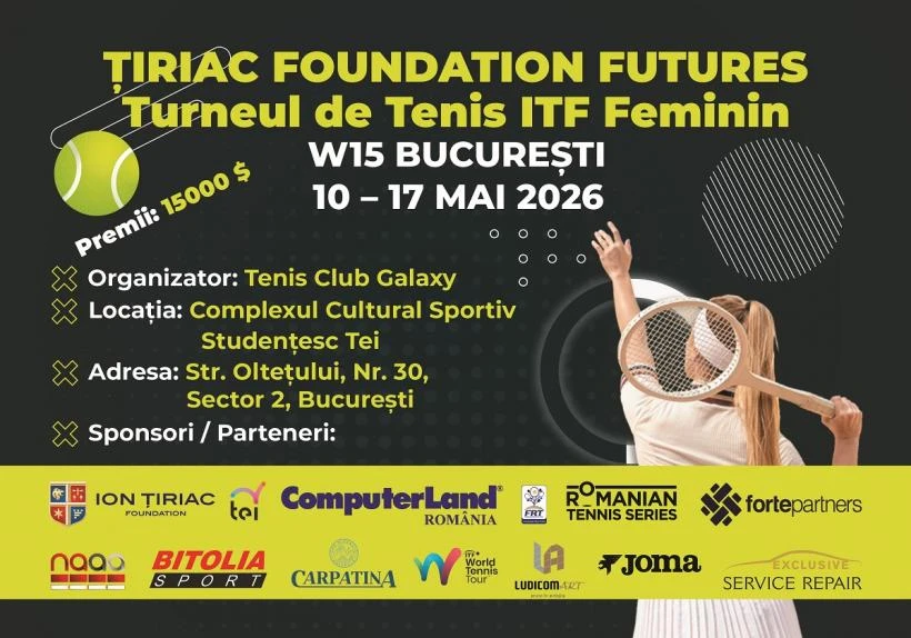 Bitolia Sport – sponsor si partener al Turneului de tenis feminin ITF Women`s World Tennis Tour