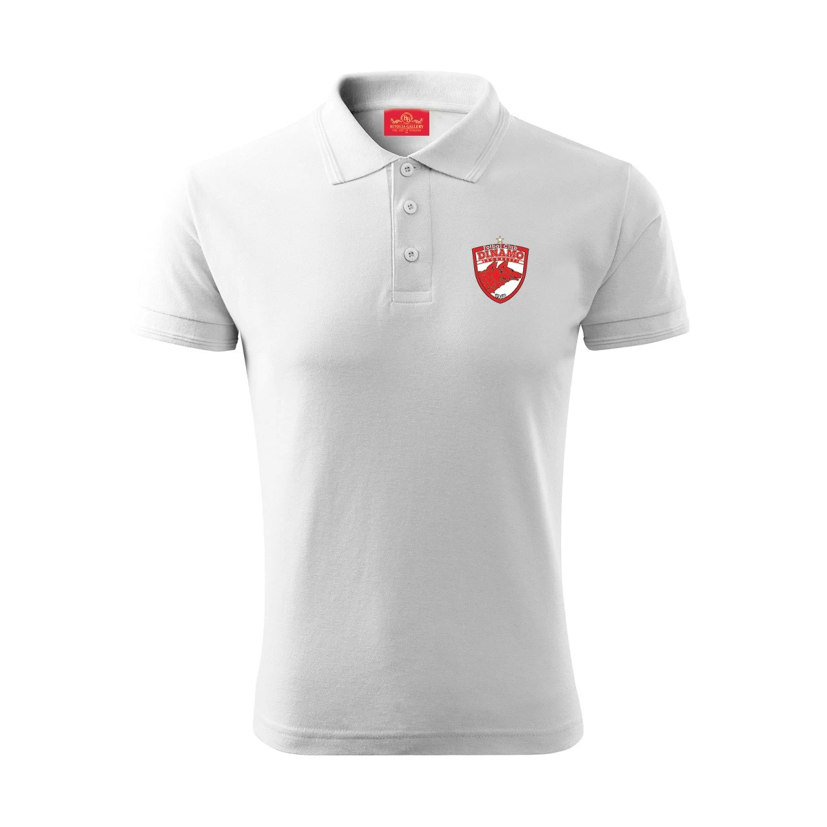 Tricou SIMPLU CU GULER - ALB