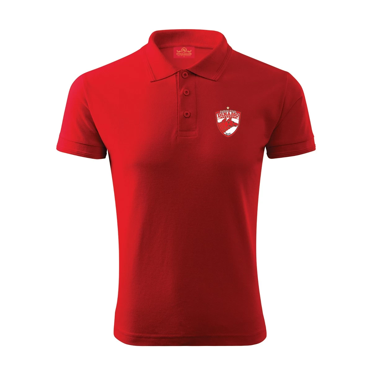 Tricou SIMPLU CU GULER - ROSU