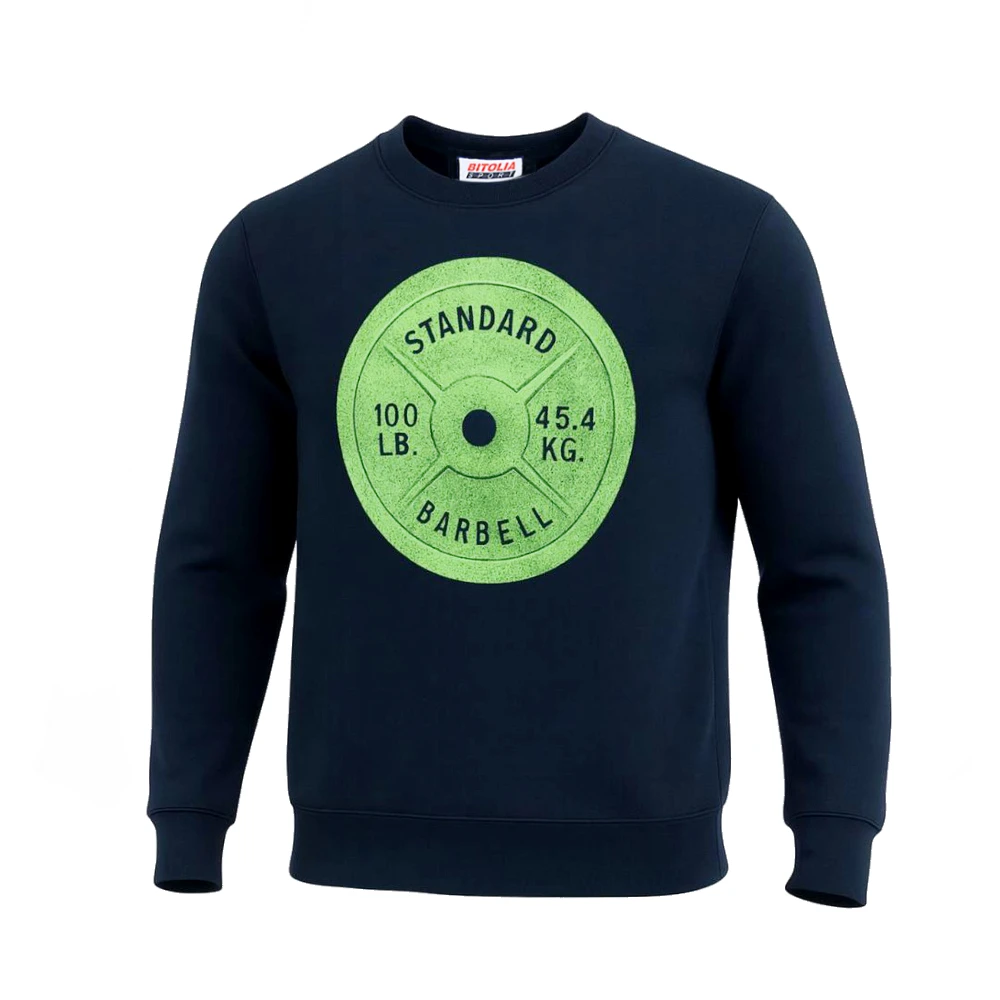 Bluza FITNESS BLACK YELLOW BARBELL