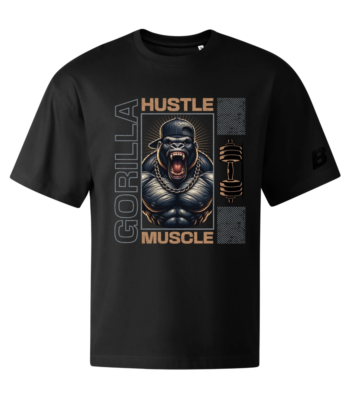 Tricou NEGRU HUSTLE