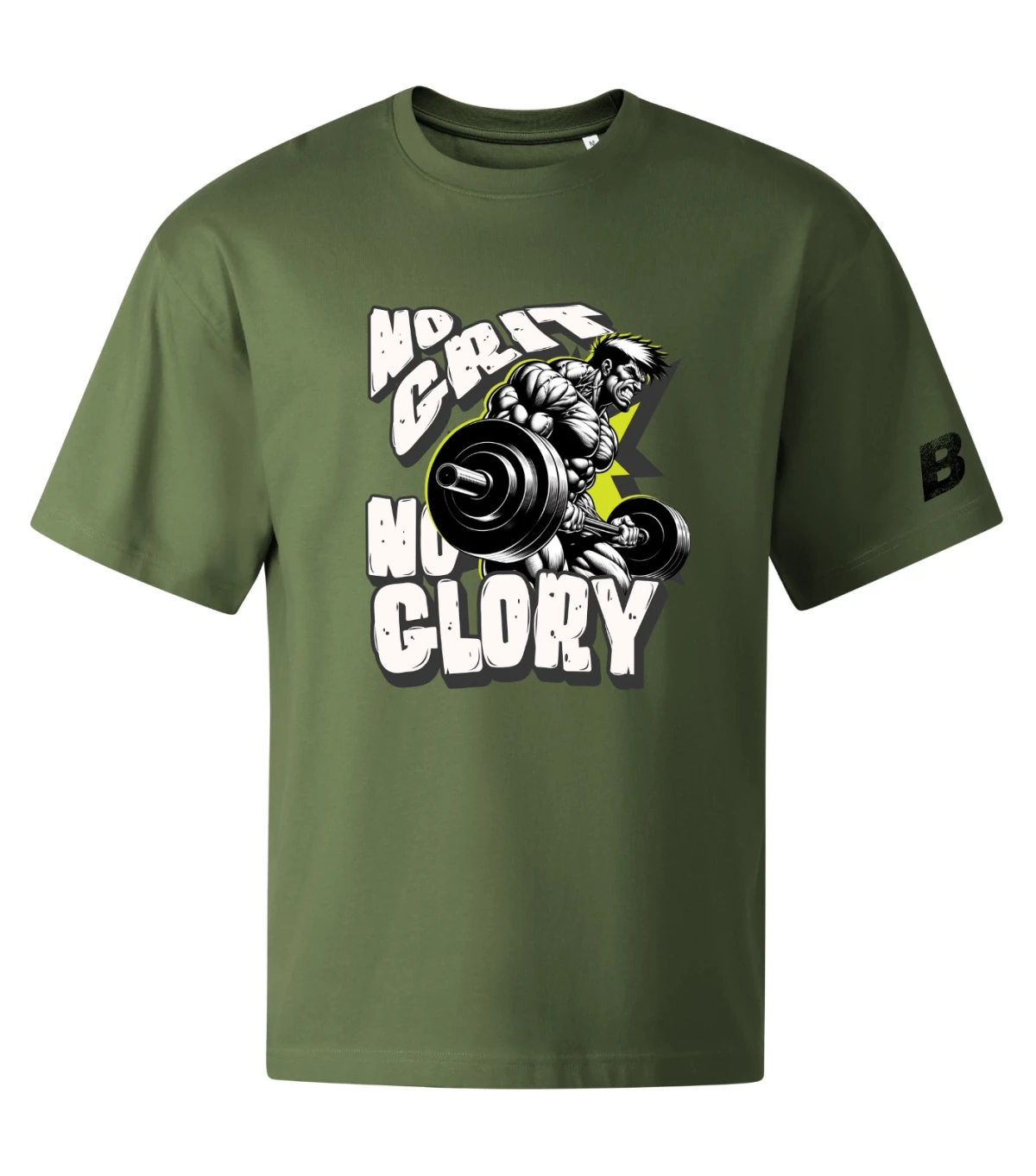 Tricou VERDE NO GRIT