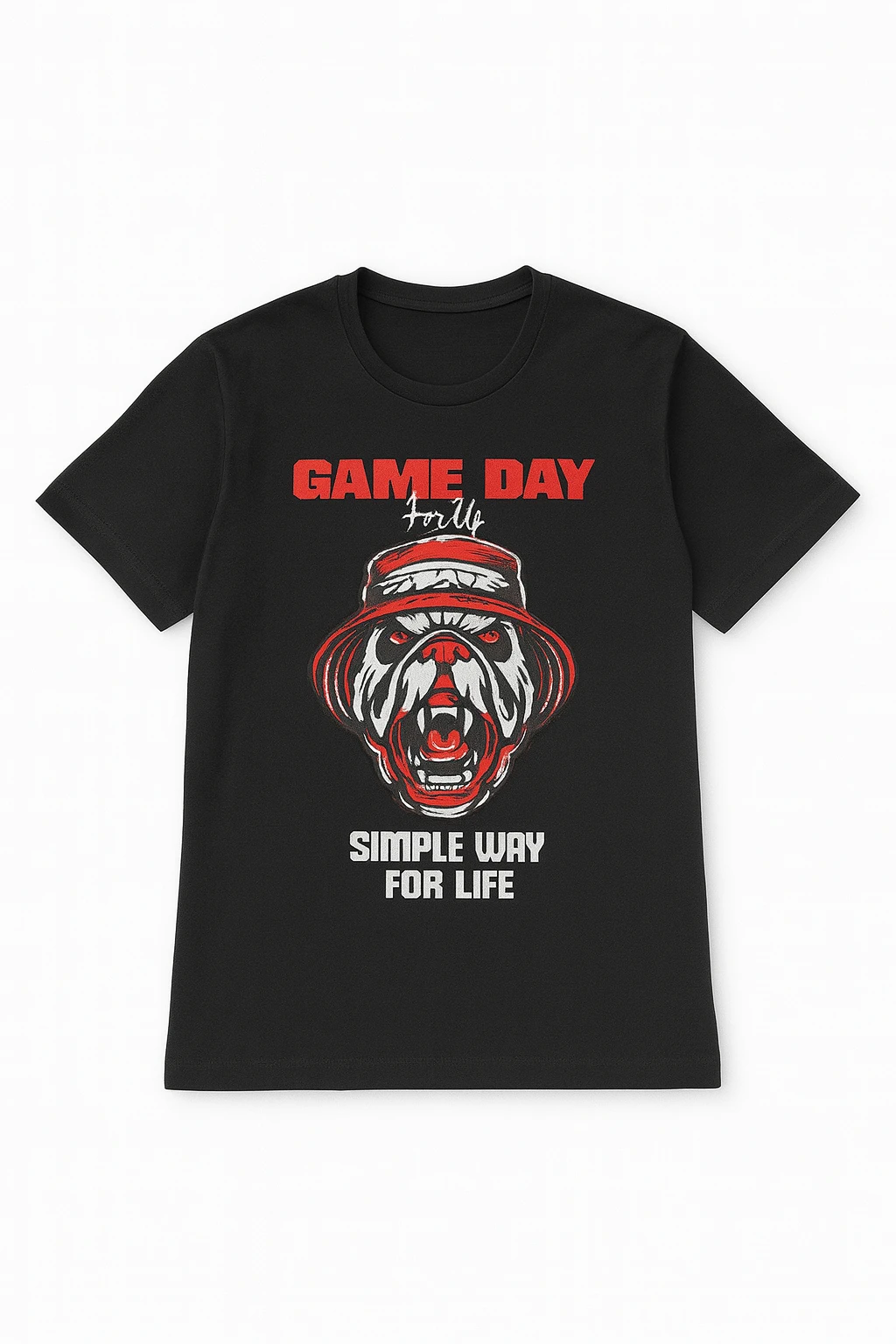 Tricou NEGRU GAME DAY